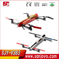 WL brinquedos V383 500 Elétrica 3D 2.4G 6CH 3D RC Quad helicóptero helicóptero